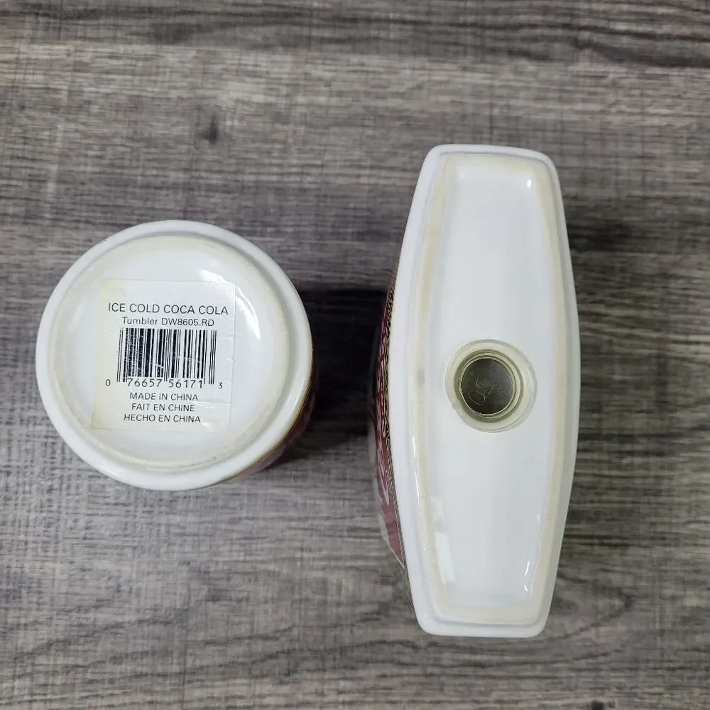 Coca-Cola Toothbrush‎ Holder and Tumbler Set